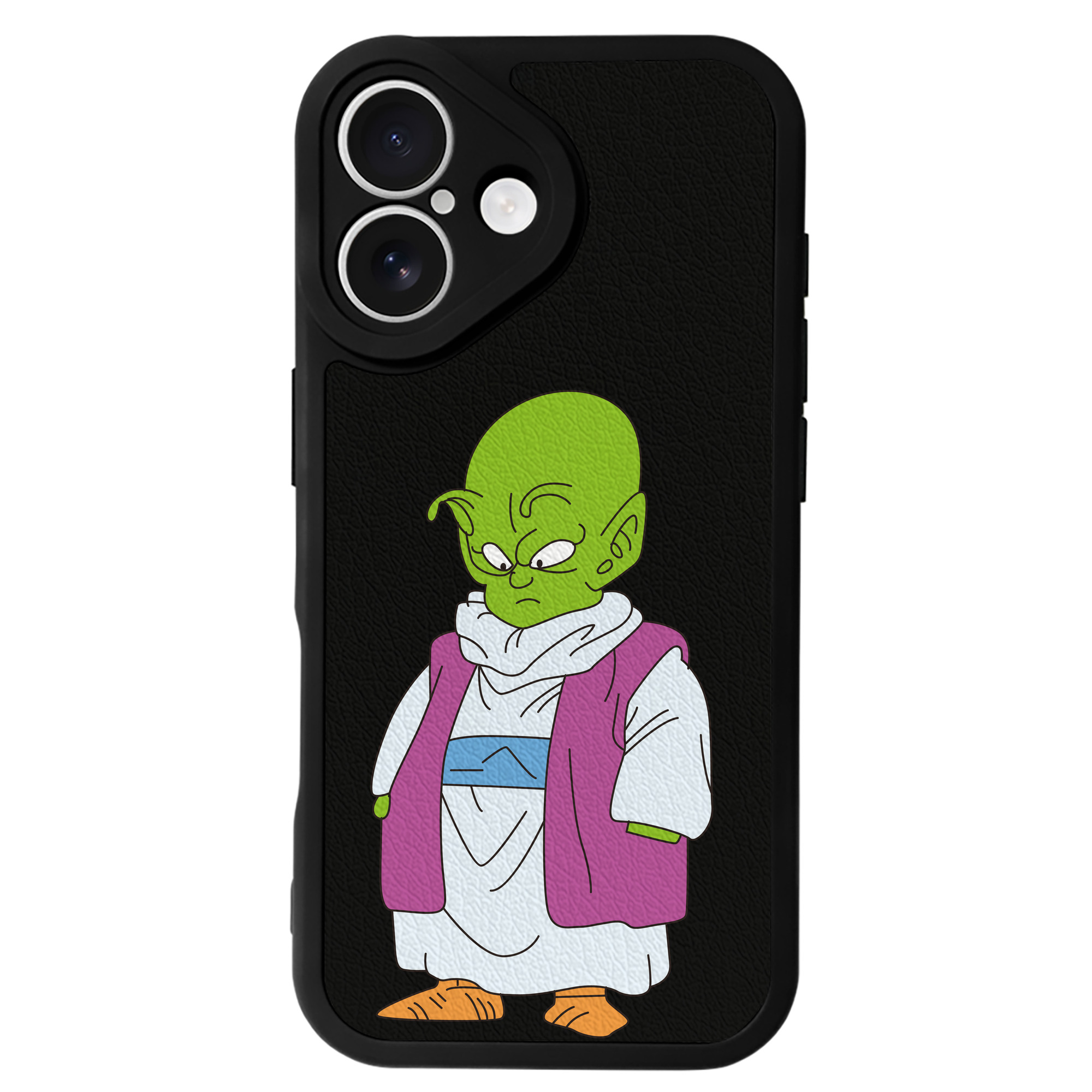 （画像用） ドラゴンボール ピッコロ DRAGON BALL Piccolo 【iPhone 16シリーズ対応】シリコンスマホケース（レザー調） 材質：シリコン